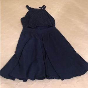 Navy blue dress
